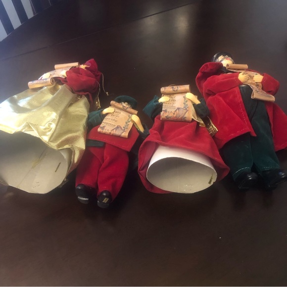 Christmas Vintage Kurt Adler Caroling Family set of 4 - Picture 8 of 10